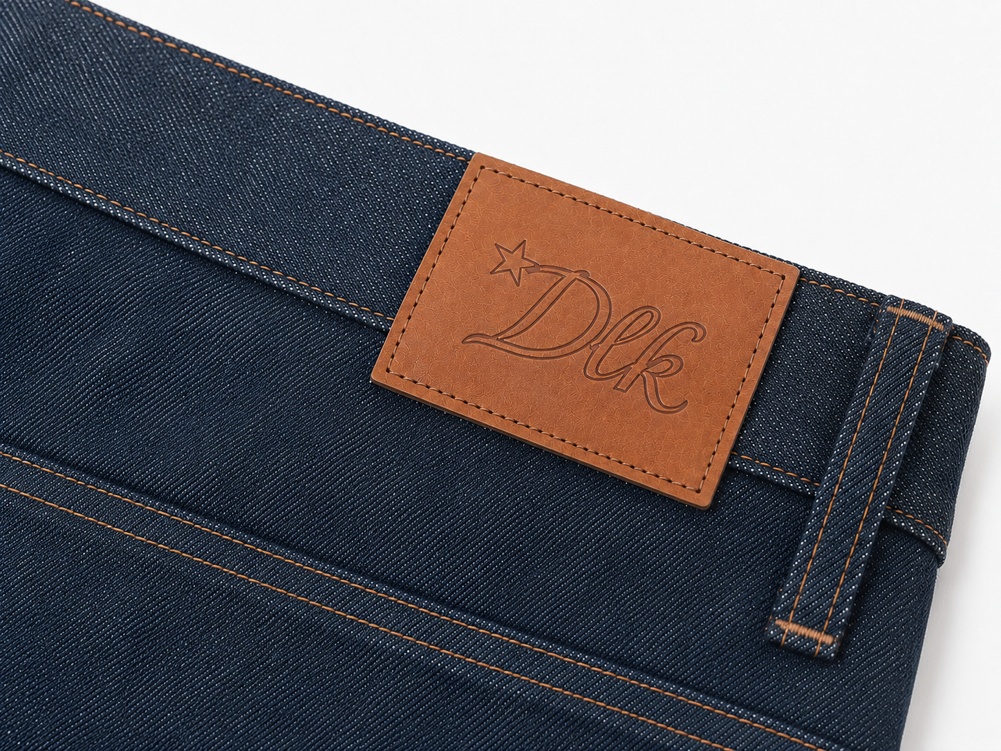 Raw Selvedge Denim Jeans - Blå