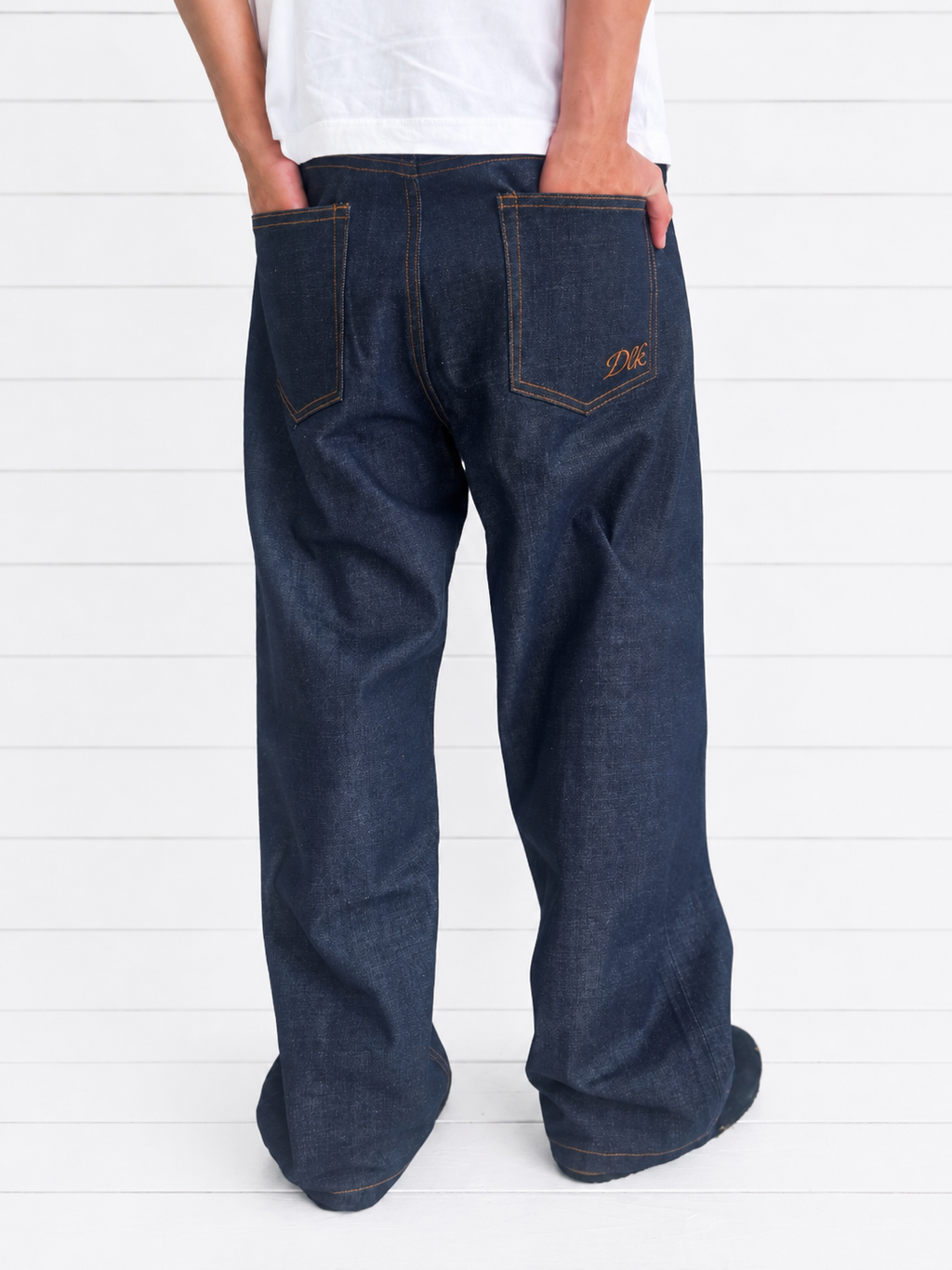 Raw Selvedge Denim Jeans - Blå