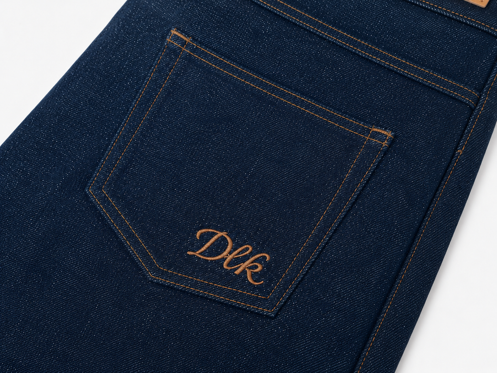 Raw Selvedge Denim Jeans - Blå